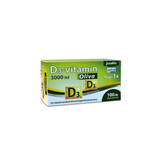 Vitamina D3 Si Ulei De Masline 100cps JUTAVIT